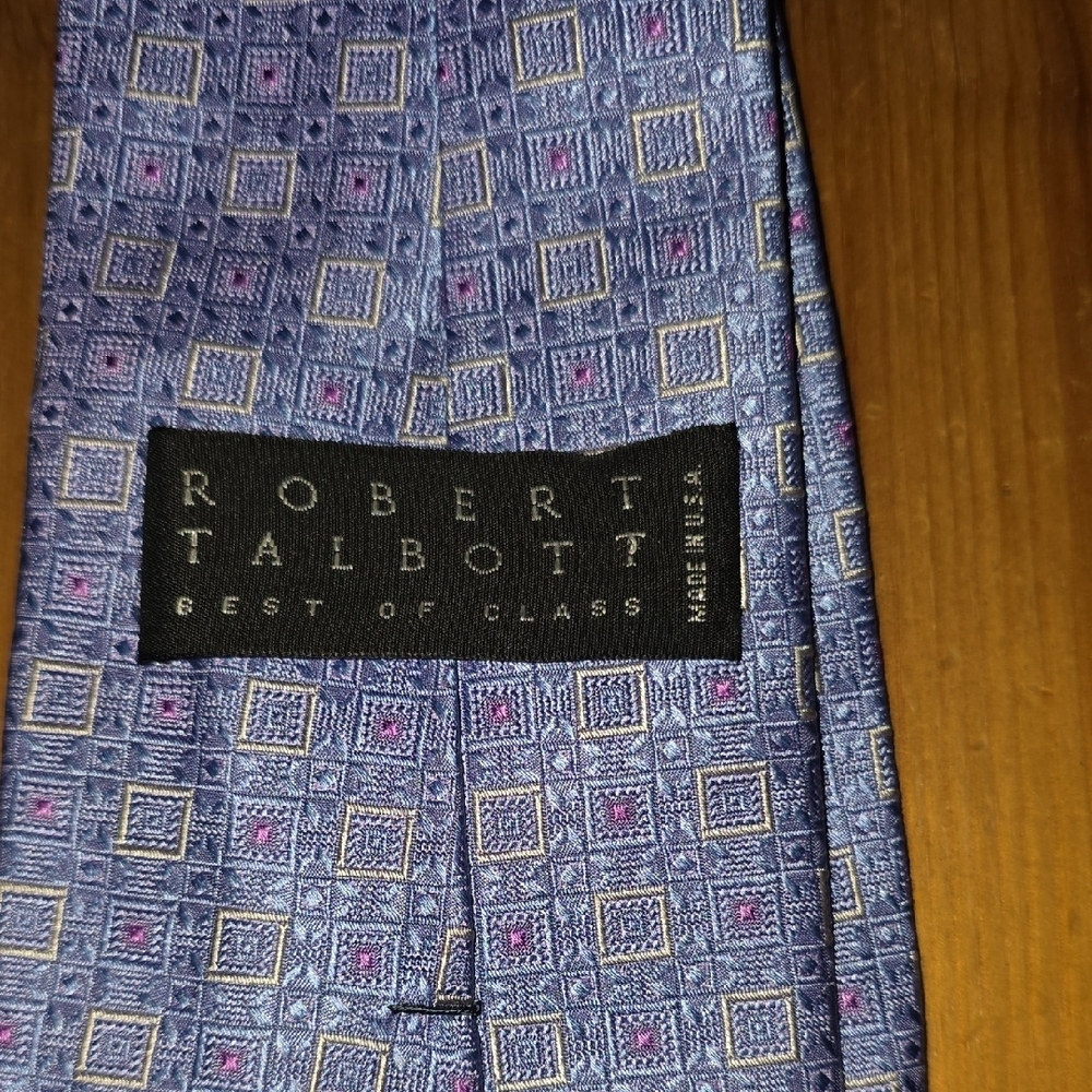 Robert Talbott Blue and Purple Men's Tie